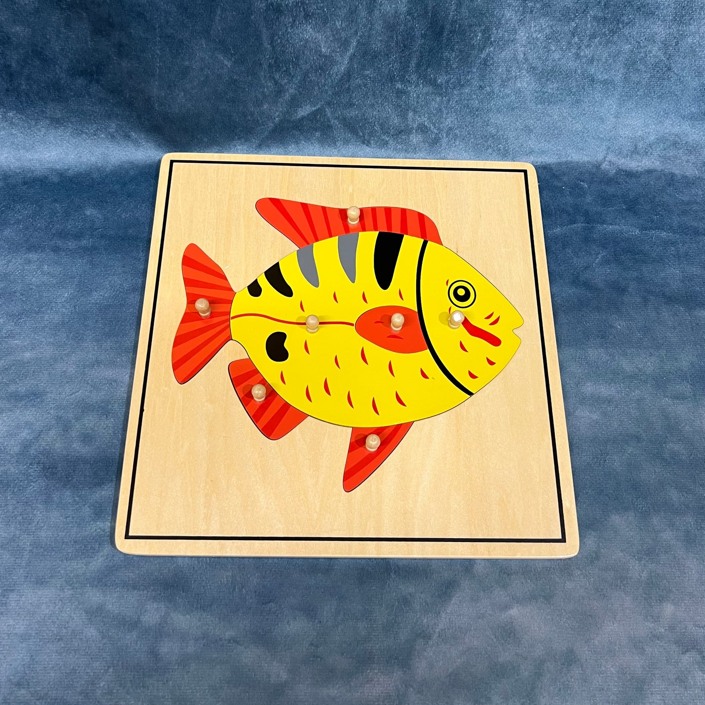 Fish and skeleton puzzle
