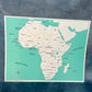 Labeled Africa control map