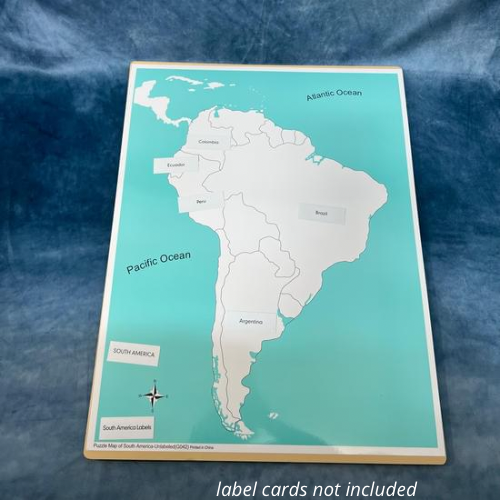 South America Control map unlabeled