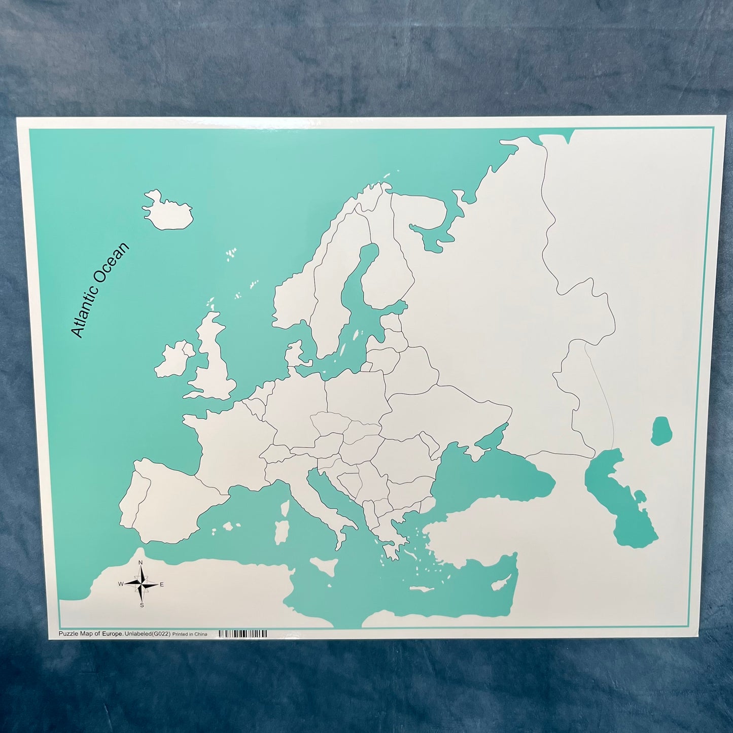 UnLabeled Europe control map