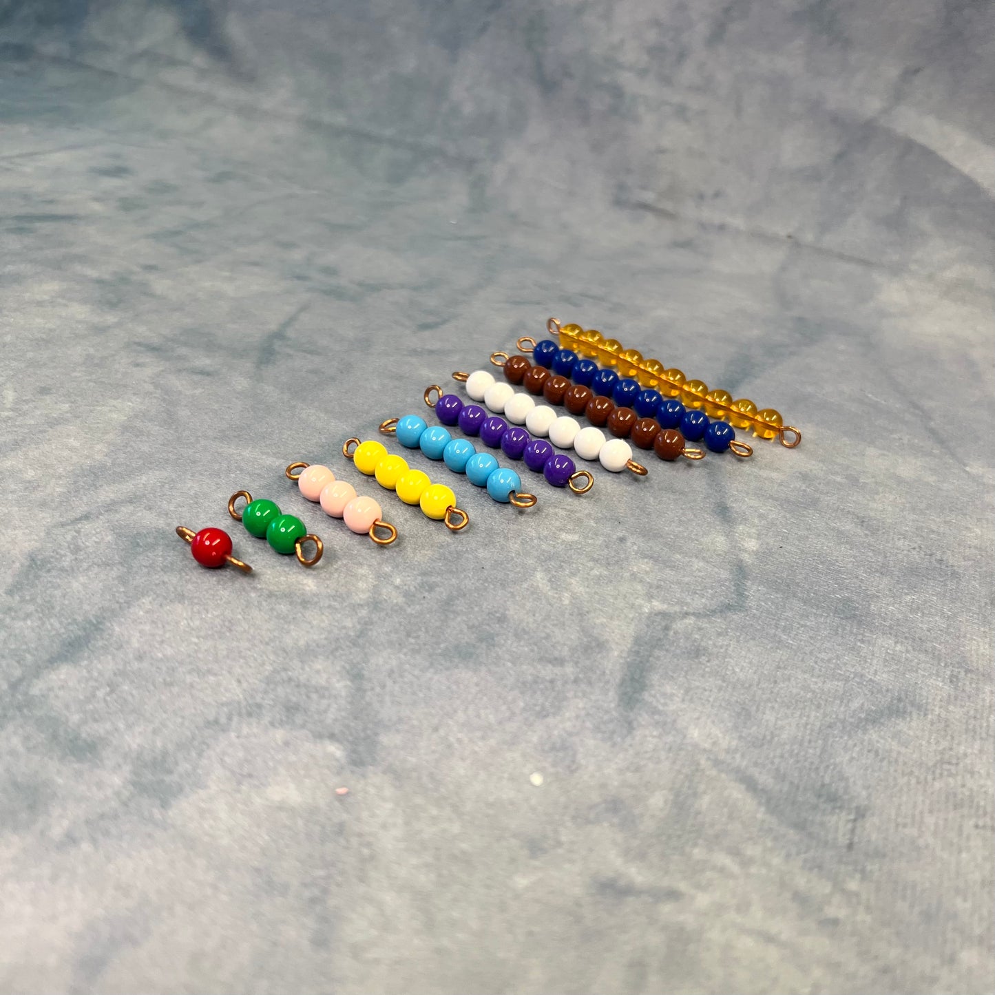 Colored Bead Stairs 1-9